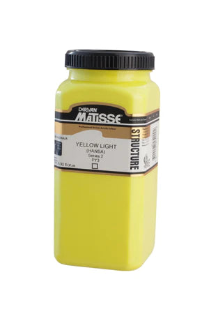 MATISSE STRUCTURE ACRYLIC 500ml S2 YELLOW LIGHT HANSA