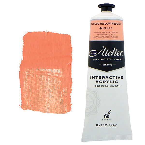 Atelier Interactive Acrylic 80ml S2 Naples Yellow Reddish