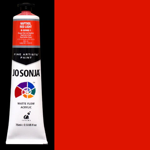 Jo Sonja Artists Acrylic 75ml S1 Napthol Red Light