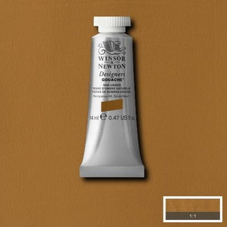 Winsor and Newton Designers Gouache 14ml S1 Raw Umber