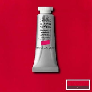 Winsor and Newton Designers Gouache 14ml S1 Primary Red