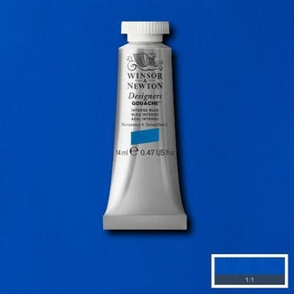 Winsor and Newton Designers Gouache 14ml S2 Intense Blue