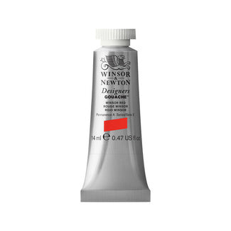 Winsor and Newton Designers Gouache 14ml S3 Winsor Red