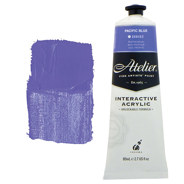 Atelier Interactive Acrylic 80ml S2 Pacific Blue