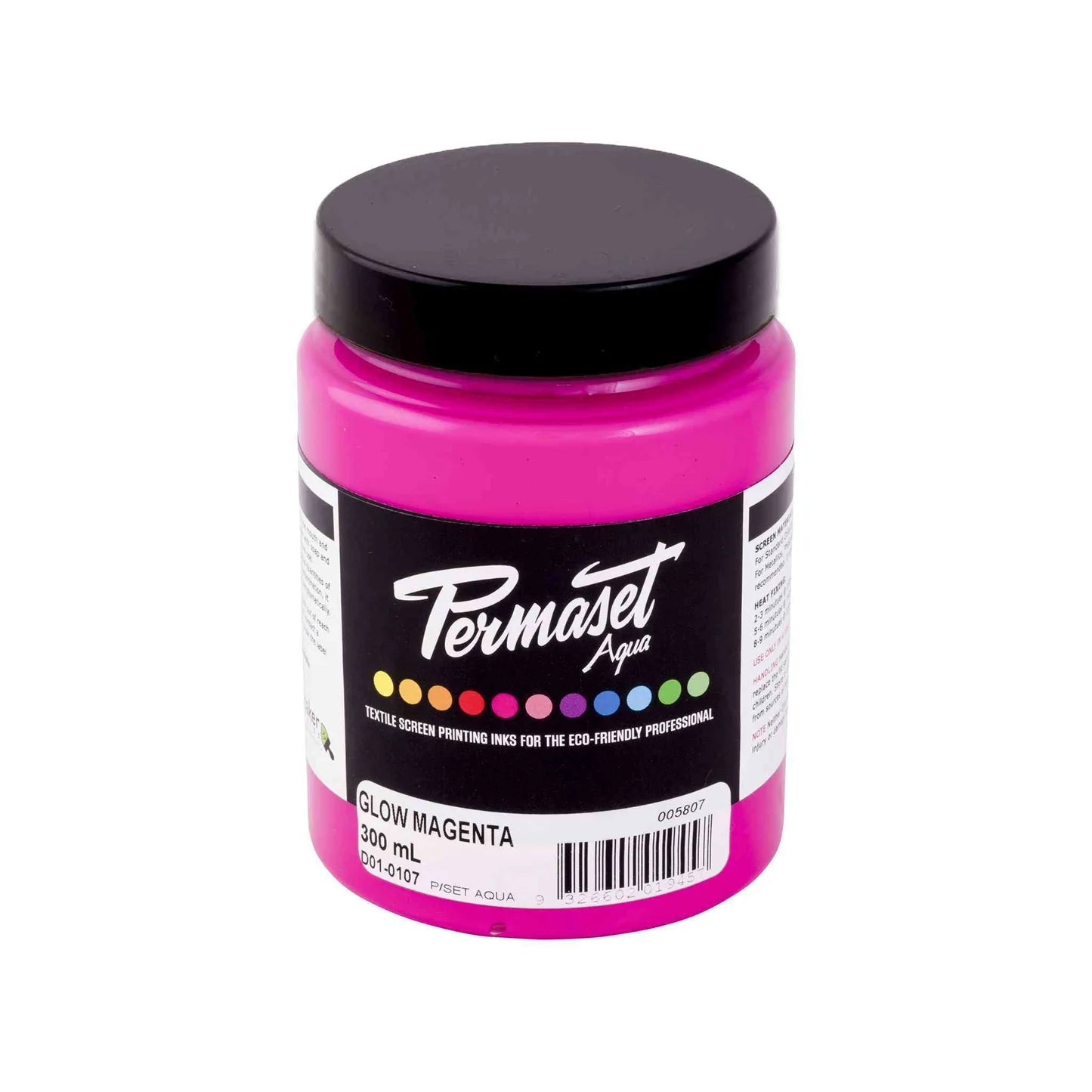 Permaset AQUA Fabric Ink 300ml Glow Magenta