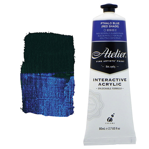 Atelier Interactive Acrylic 80ml S2 Pthalo Blue Red Shade