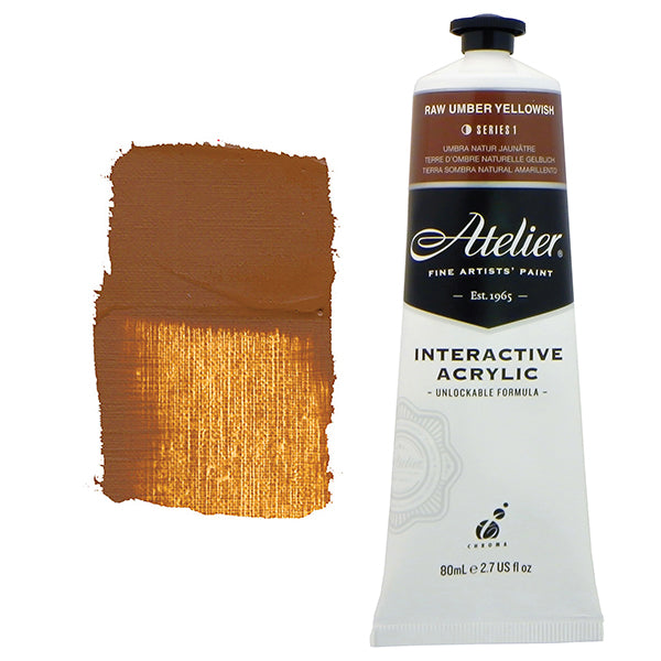 Atelier Interactive Acrylic 80ml S1 Raw Umber Yellowish