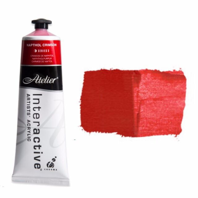 Atelier Interactive Acrylic 80ml S3 Napthol Crimson