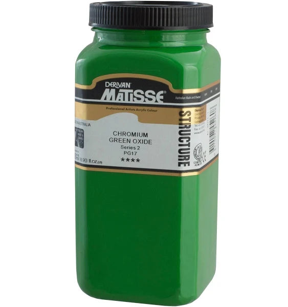 MATISSE STRUCTURE ACRYLIC 500ml S2 Chromium Green Oxide