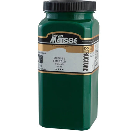 MATISSE STRUCTURE ACRYLIC 500ml S3 Matisse Emerald