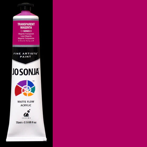 Jo Sonja Artists Acrylic 75ml S3 Transparent Magenta